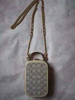Coach Alie Camera Bag in Signature Jacquard